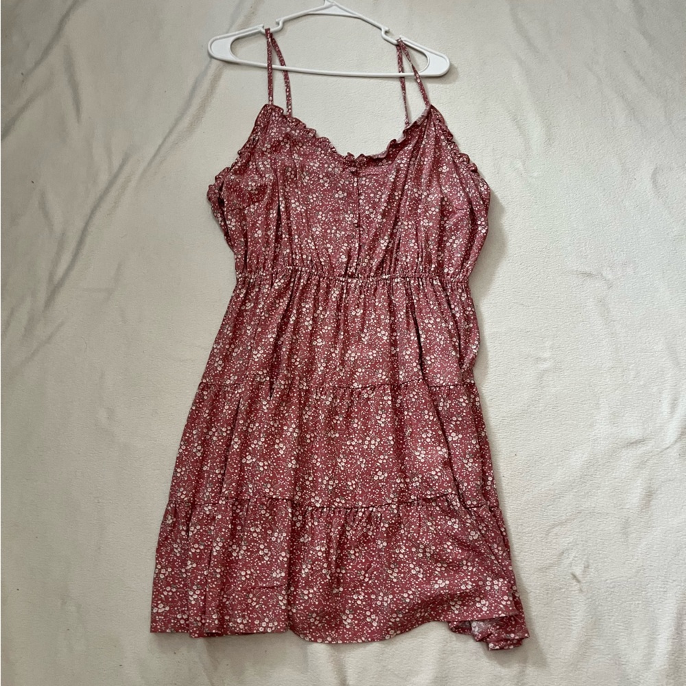 Pink Floral Sun Dress